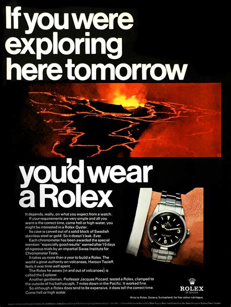 rolex explorer advertisements|Rolex advertising campaign.